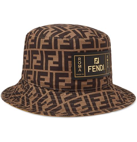 fendi hat brown